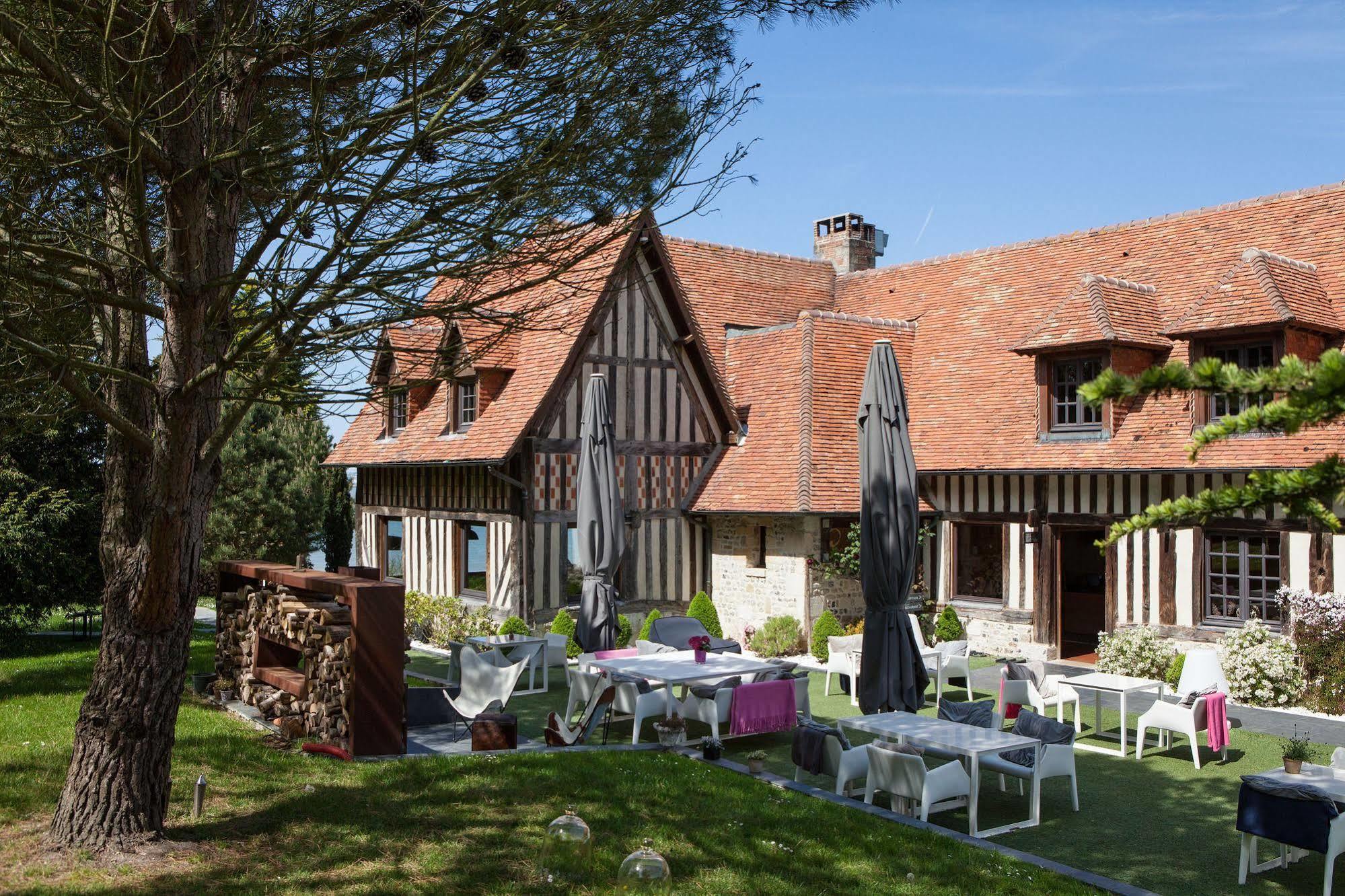 La Chaumiere Hotell Honfleur Exteriör bild