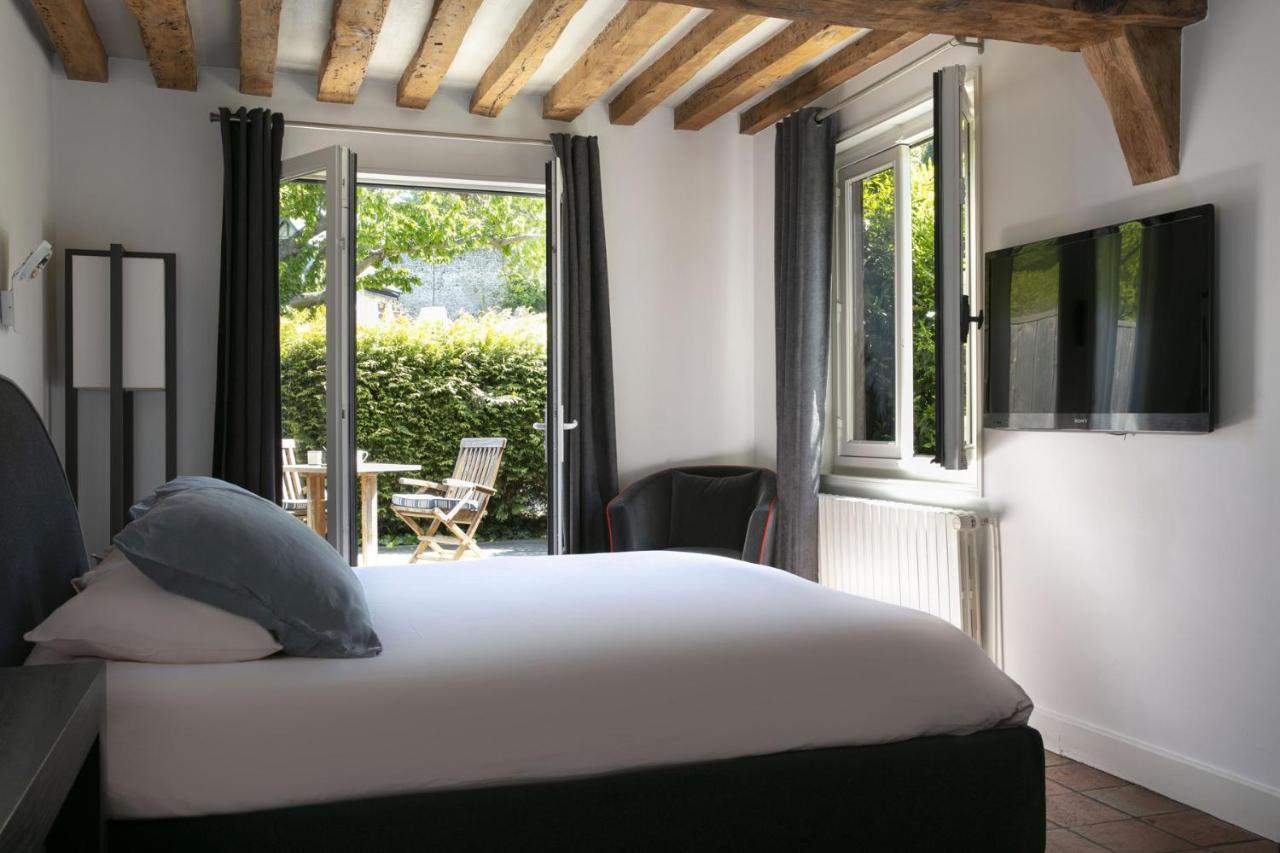 La Chaumiere Hotell Honfleur Exteriör bild